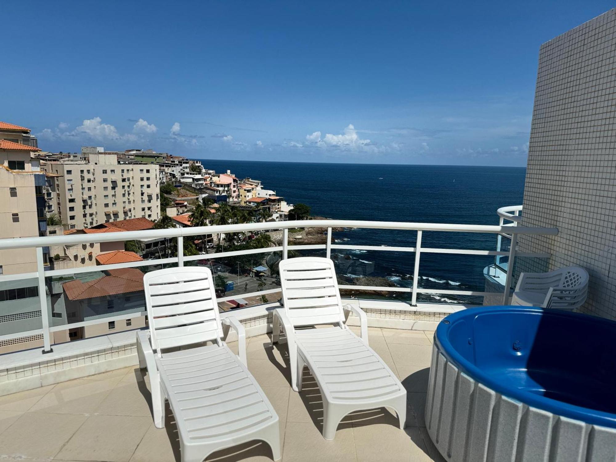 Cobertura Duplex Com Vista Mar! Apartment Salvador Exterior foto