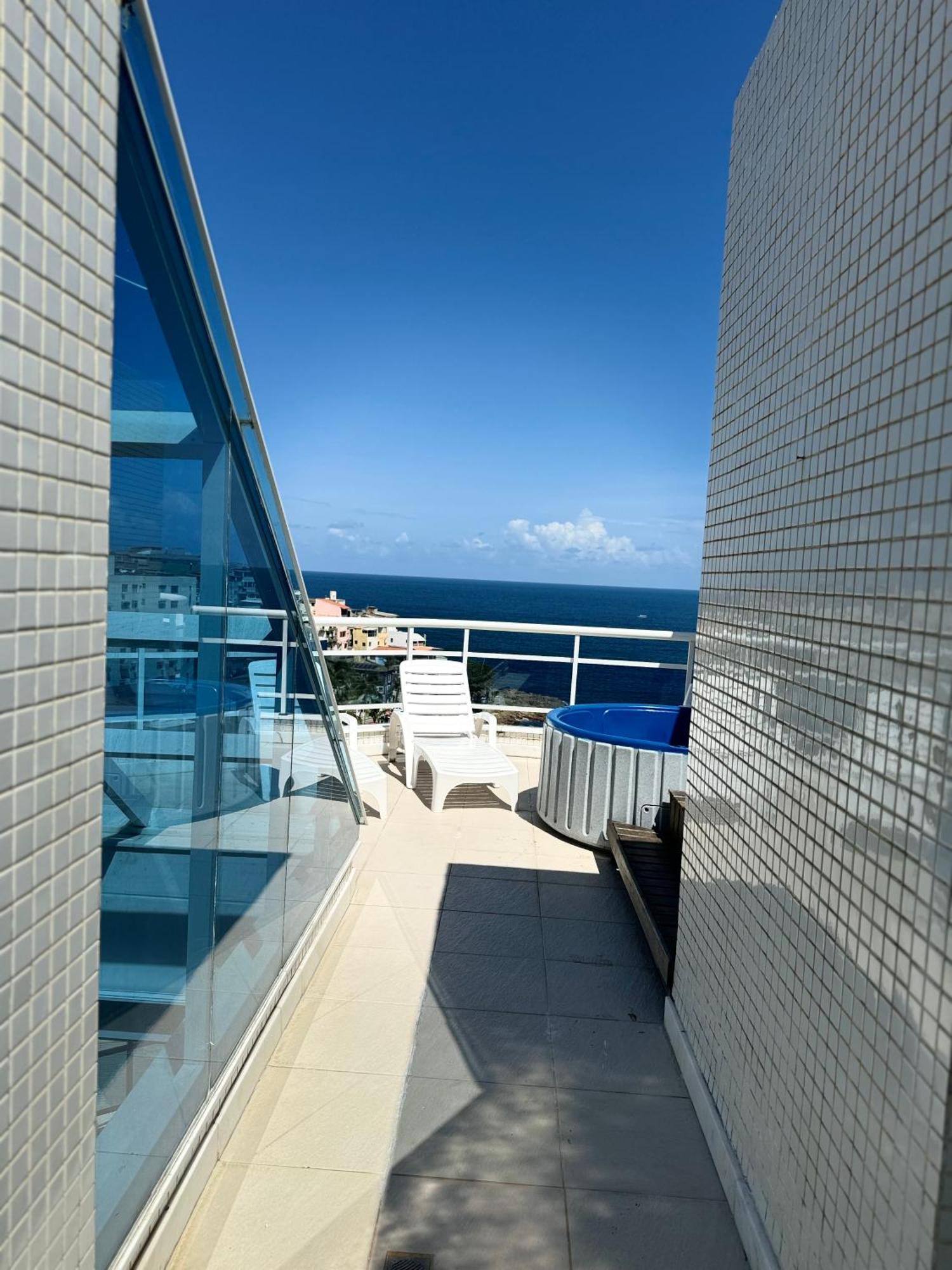 Cobertura Duplex Com Vista Mar! Apartment Salvador Exterior foto