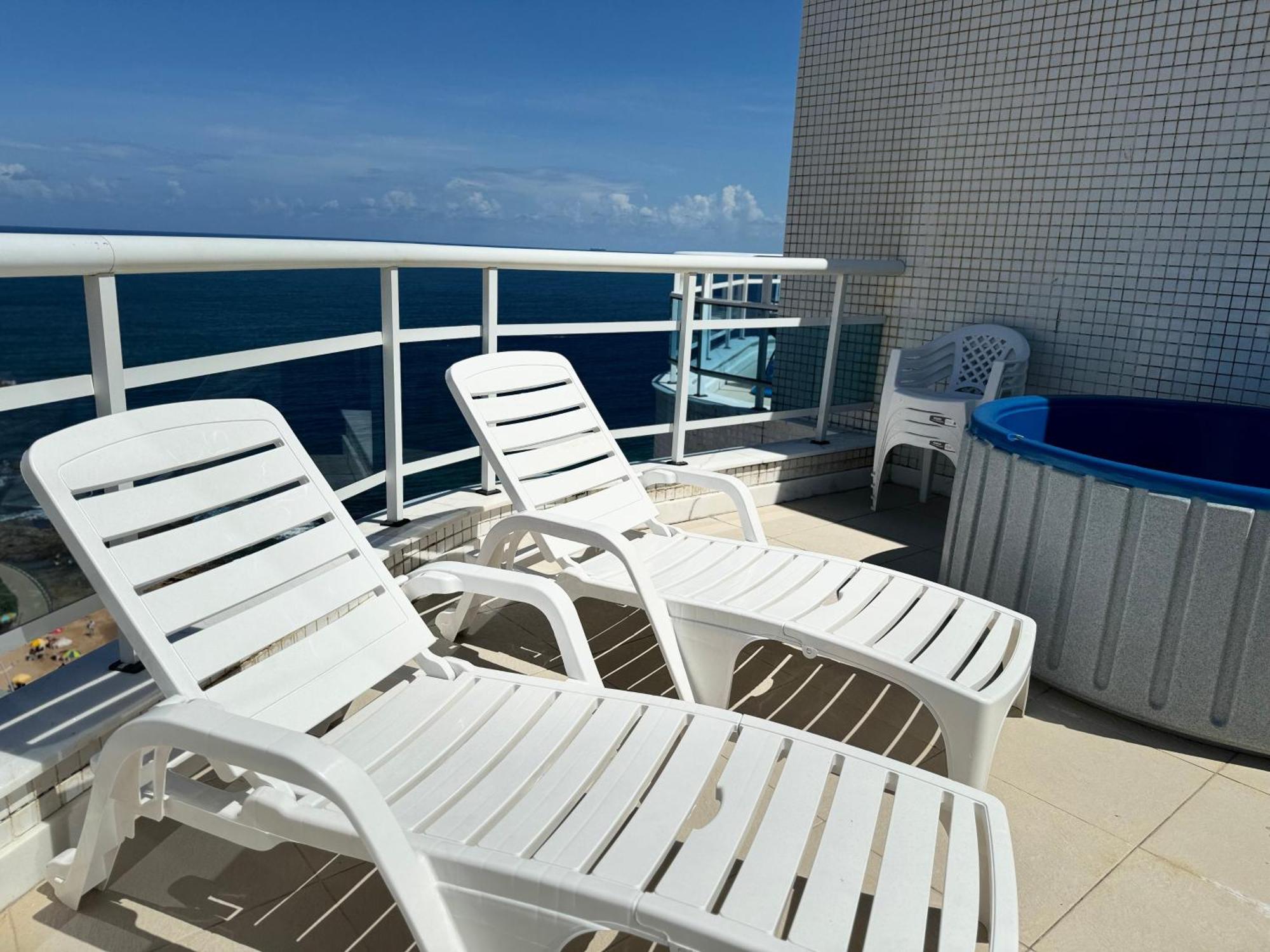 Cobertura Duplex Com Vista Mar! Apartment Salvador Exterior foto